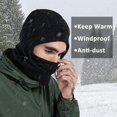 thumbnail image 4 of GIXUSIL Warm Fleece Balaclava Ski Bike Full Face Mask Neck Warmer Winter Sports Cap, 4 of 7