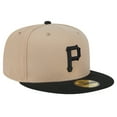 thumbnail image 3 of Men's New Era Khaki Pittsburgh Pirates 59FIFTY Fitted Hat, 3 of 6