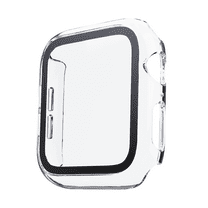 onn Clear Bumper with Screen Protector for Apple Watch 44mm, Unisex