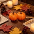 thumbnail image 4 of Artificial Mini Foam Pumpkin, Fake Pumpkins for Fall, Halloween, Thanksgiving Table Centerpiece, Home Decor, 4 of 6