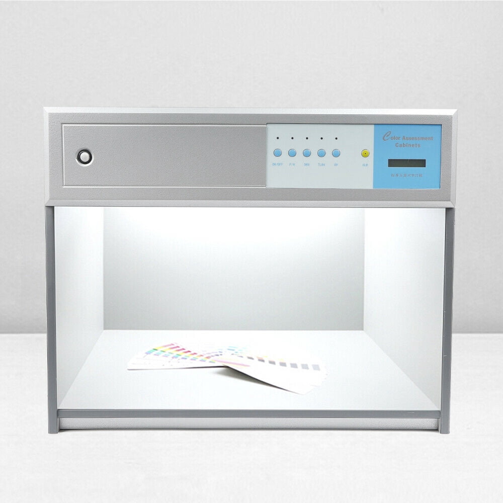 DENSET Professional 4 Colors Matching Light Box Color Matchine Assessment Cabinet 110V