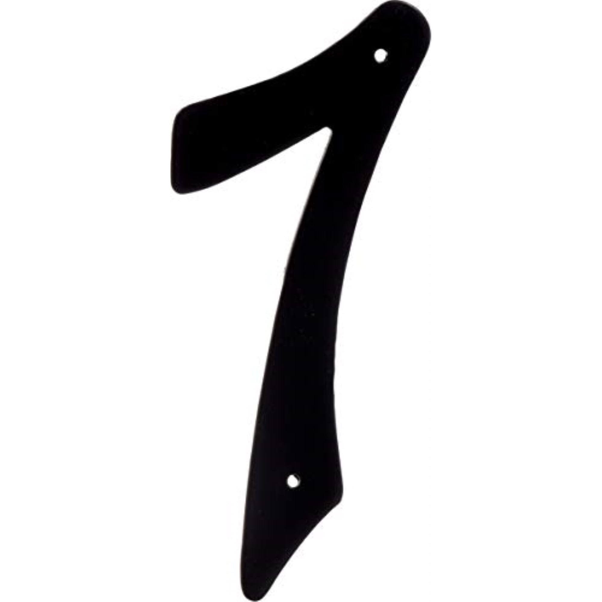 Hillman Group 841630 4 in. Nail-On Black Aluminum House Number - 7 - 3 Piece