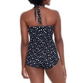 thumbnail image 3 of Simply Slim Women's Dotty Halter One Piece Swimsuit, 3 of 3
