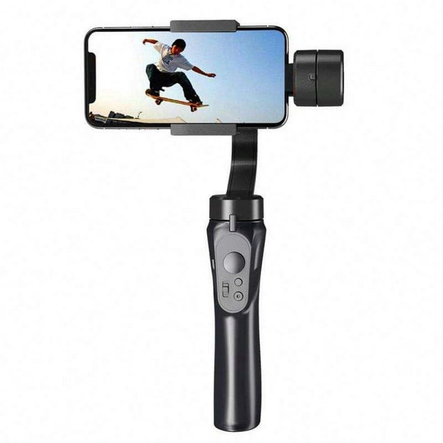 Estabilizador para teléfono inteligente, estabilizador para grabación de video con seguimiento de rostros/objetos, rotación automática de 360°