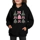 thumbnail image 4 of Sudadera con capucha para niñas y niños, sudadera de manga larga con cuello redondo y estampado de moda, jersey con bolsillo, sudadera de poliéster para niñas, 4 of 8