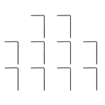 thumbnail image 1 of Piezas Llave en Forma L para Guitarra Accesorios Instrumentos Cuerda Metal (4 Mm), 1 of 6