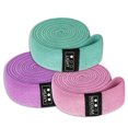 thumbnail image 4 of 3PCS Sports Exercise Resistance Loop Bands Set Elastic Booty Band Set with Carry Bag for Yoga Home Gym Training, 4 of 8