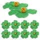 thumbnail image 3 of KAKOWELY 10 flores artificiales de hibisco para decoración de fiestas tropicales y verano, accesorios para fotos de bodas, fiestas hawaianas y luau., 3 of 5