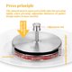 thumbnail image 5 of Kearding Prensa para hamburguesas, máquina para hacer hamburguesas, molde para hamburguesas de alta resistencia, prensador frito, bola DIY, Cocina y Comedor, 5 of 6