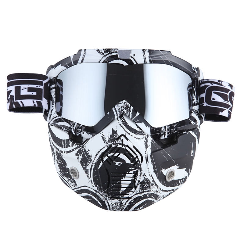 Motorcycle Goggles Mask, Detachable for Motocross Helmet Goggles use
