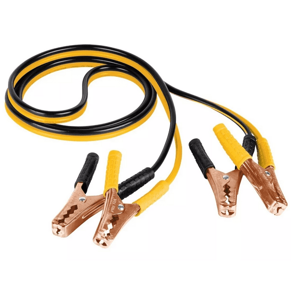 Juego De Cables Para Pasar Corriente Cal 10 2.5 Mt 125 Amp Amarillo/Negro