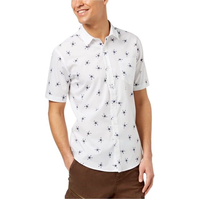 American Rag Aloha - Camisa con botones para hombre, color blanco, XXX-Large