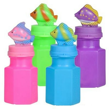 Tropical Bubbles - Bulk Novelties Tropical Fish Bubbles 24pc Set, PARTY DECOR & FAVORS By RIN001