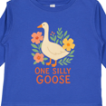 thumbnail image 4 of Inktastic One Silly Goose Cute Animal Design Boys or Girls Long Sleeve Toddler T-Shirt, 4 of 5