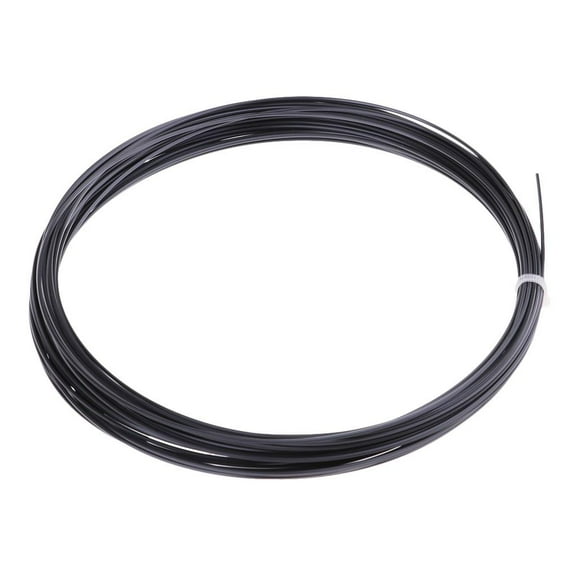 1.24mm Dia Hexagonal Tennis String 12m Racquet Rough Power Racket Line Black