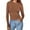 *Brown, variant on ClodeEU Womens Crewneck Long Sleeve T Shirt ,Fall Fashion Y2K Clothes, Fashion Slim Fit Tops Army Green,Womens Plus L