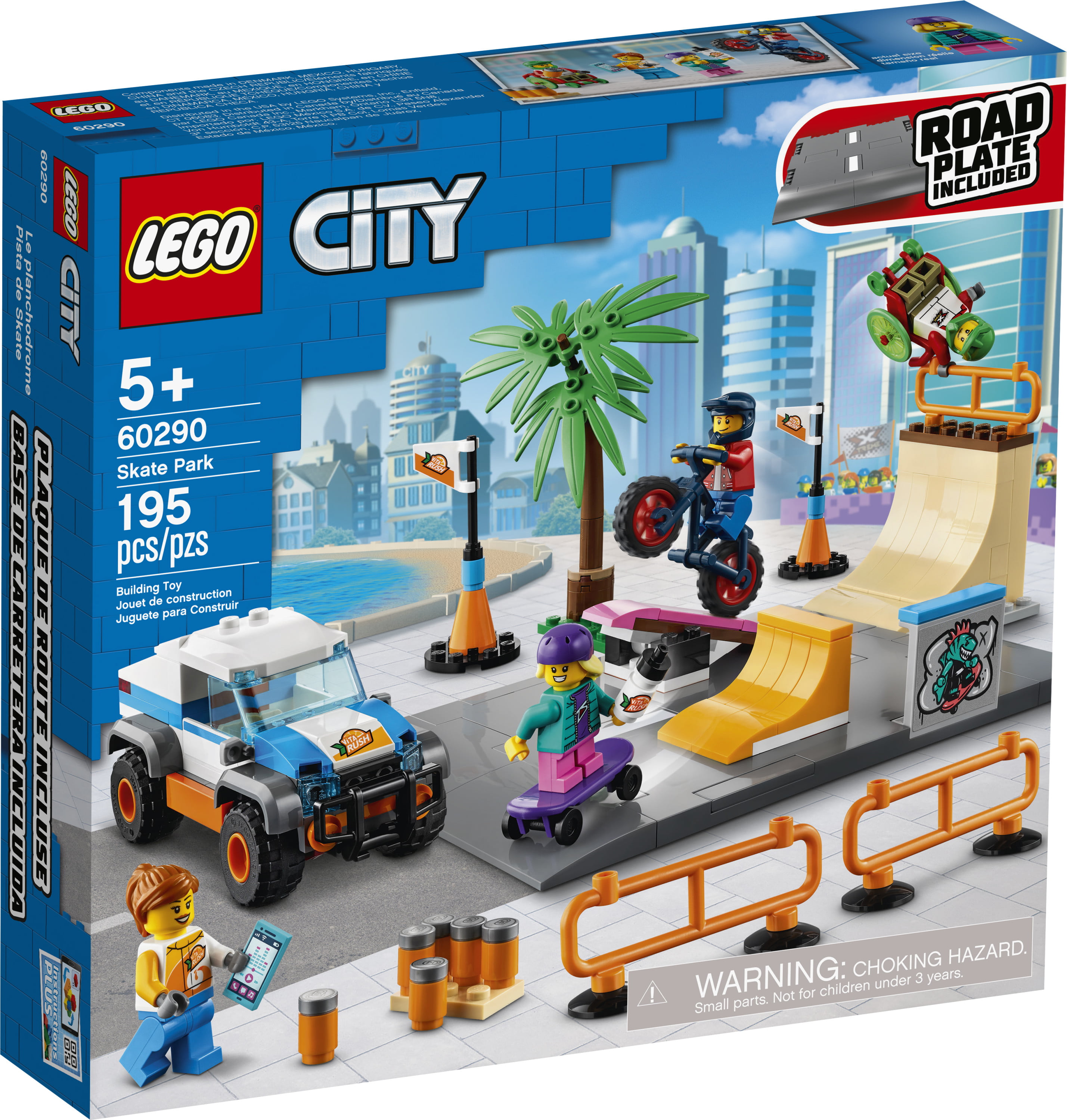 LEGO Skate Park 60290 Building Set (195 Pieces) 