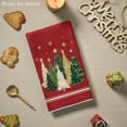 thumbnail image 4 of SOME THING Red Xmas Tree Merry Christmas Kitchen Towels Dish Towels, 18x26 Inch Farmhouse Star Holiday Winter Decoration Hand Towels Set of 2, 4 of 6