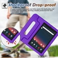 thumbnail image 2 of Golden Sheeps Kid Friendly Case Compatible for Walmart Onn 7 2022 Tablet Gen 3 (Model:100071481) Shockproof Ultra Light Weight Convertible Handle Stand Cover (Purple), 2 of 4