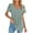 Green, variant on Diufon Womens Summer Tops Ruffled Sleeve Square Neck Loose Pleated Shirts Casual Soft Comfy Blouse