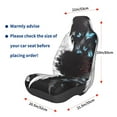 thumbnail image 2 of Picia Butterfly Angel Wings Art Print Waterproof Sweating Car Seat Cover for Post Gym Workout, Running, Beach and Hiking, Universal Fit Anti-Slip Bucket Seat Protector, 2 of 5