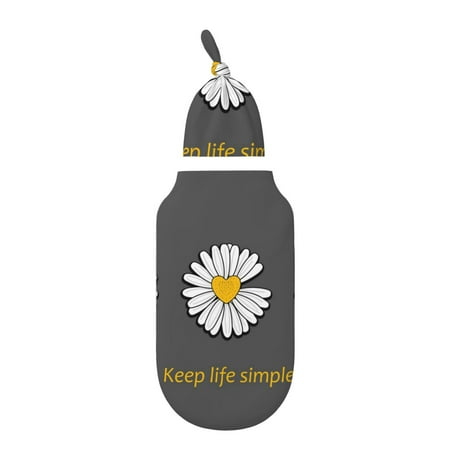 

Lukts Keep Life Simple Daisy Flower Cap Hat for Men/Women Unstructured/Cotton