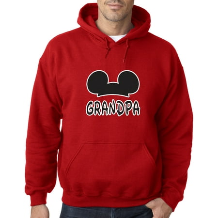 Grandpa Hoodie - 556 - Hoodie Grandpa Fan Mickey Mouse Ears Family Sweatshirt
