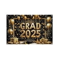 thumbnail image 1 of Decorative Flags, Congratulations Class of 2025 Sign Banner Door Cover Graduation Decorations Large Front Door Porch Sign Indoor Outdoor Photo Booth Props, Flags_ Banners & Accessories, 1 of 9