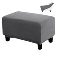 thumbnail image 1 of Sofa Ottoman Cover, Stretch Rectangle Ottoman Slipcovers, Foot Stool Slipcover, 1 of 6