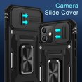 thumbnail image 2 of [Kejiang Film] Suitable for Apple Series Heavy-Duty Anti-Fall Bracket Mobile Phone Case with Push Window Protection Bag Tempered Film, 2 of 5