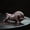 B, variant on Chinese Yixing Purple Clay Tea Pet Handmade Zodiac Lucky Cattle Figurine Desktop Ornaments Home Tea Set