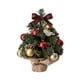 thumbnail image 3 of Árbol artificial de Navidad pequeño, adorno de árbol artificial de Navidad, árbol artificial de Navidad rojo, 3 of 9