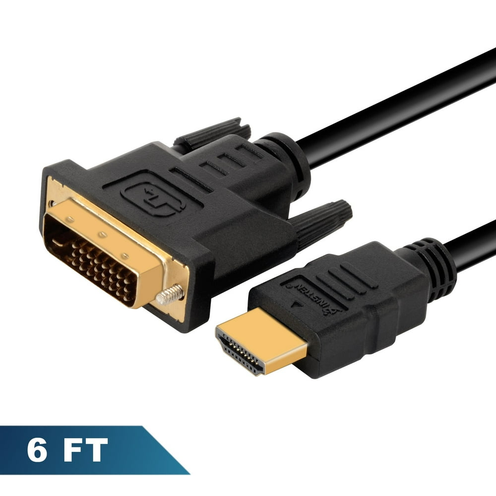 Insten HDMI to DVI Adapter HDMI to DVI Cable HDMI to DVI Adapter Cable 6ft
