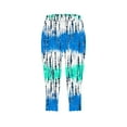 thumbnail image 5 of YUGYXL Tie-Dye Leggings for Women Summer Elastic High Waisted Yoga Capri Pants Casual Soft Comfy Workout Capris Pants Sexy Beach Cropped Pants A Multicolor XXXL, 5 of 5