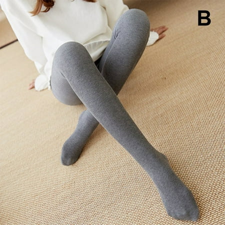 

Warm Women Tights Pantyhose Thicken Stockings for Fall Winter Stretchy High Waist Render Pants B