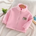 thumbnail image 4 of Girls Jackets Size 8-10 Butterfly Functional Kids' Jackets for Casual Exploration Roomy Jackets with Drawstring Hoods for Children Y2k Soft Skin-Friendly Jackets z11-Pink, 90, 4 of 4