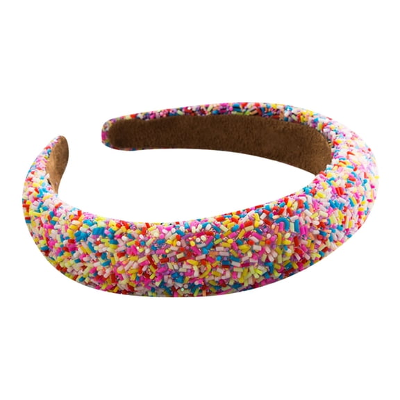 kaondbfi Summer Outdoor Essentials Accessories Headbands for Women Knot Glitter Headband Soft Headband Bar Stage Singing Dance Party Headband Glitter Hair Accessories and Girls