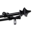 thumbnail image 3 of InStyleDesign  Tierra Double Curtain Rod Cocoa 48 to 84 inch Brown Finish, 3 of 5