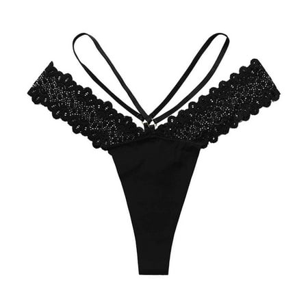 

GWAABD Full Panties for Women Lace T Pants Low Rise Fine Decorative T Haped Crotch Breathable Quick Drying Women s French Underwear