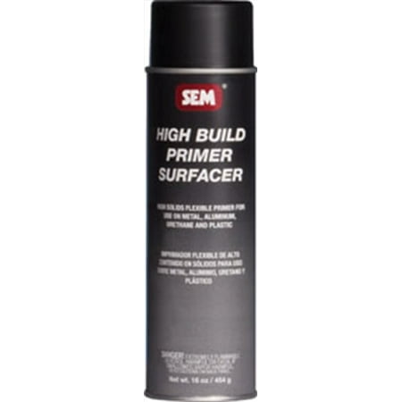 High Build Primer Surfacer- Black, 20oz Aerosol Can SEM Products 42003 SEM (Best High Build Primer For Cars)