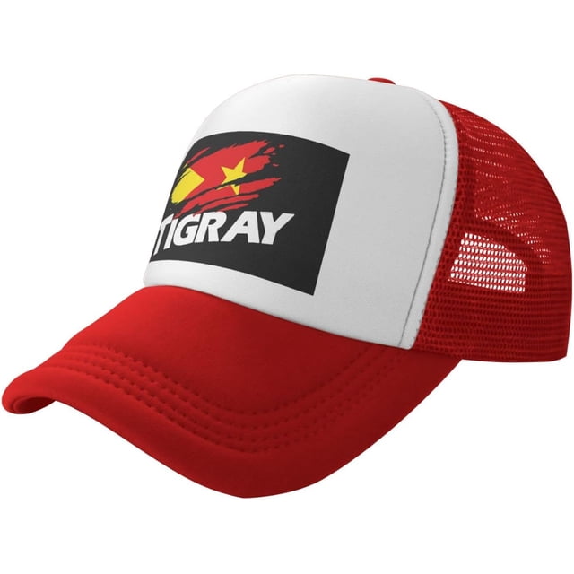 Tigray in My Heart Tigray Inside Me Tigray Flag Mesh Back Trucker Cap Baseball Cap