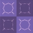 thumbnail image 1 of Ahgly Company Machine Washable Indoor Square Transitional Purple Amethyst Purple Area Rugs, 6' Square, 1 of 7