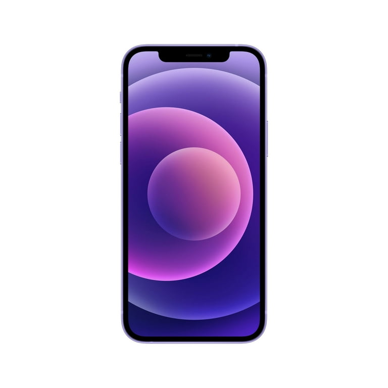 Restored Apple iPhone 12 - T-Mobile- 64 GB Purple (Refurbished