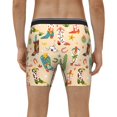 thumbnail image 2 of Men's Boxer Briefs, Groovy American Western Footwear Soft and Breathable Mens Underwear Boxer Briefs With Widen Waist, 2 of 5