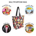 thumbnail image 7 of FORMRS Womens Canvas Tote Bag with Zipper Inner Pocket Shoulder Handbag, Red Floral, 7 of 7