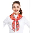 thumbnail image 2 of CBC Crown Women's Christmas Theme Lightweight Soft Silk Feeling Scarf 35" x 35" or 21" x 21", 2 of 9