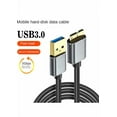 thumbnail image 3 of High-Speed 1M USB 3.0 Male to Micro USB Data Cable - Universal for External Hard Drives, Hard Drive Enclosures, Laptops & Mobile Devices - Durable High-Speed Transfer Cord for Personal/Professional, 3 of 5