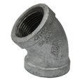 thumbnail image 1 of 1" Galvanized 45 Degree Elbow, 1 of 1