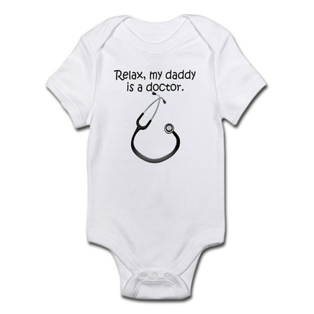 

CafePress - Relax My Daddy Is A Doctor Body Suit - Baby Light Bodysuit