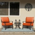 thumbnail image 3 of Opohoro Outdoor Deep Seat Cushion Set, 24"x22"x6", Water Resistant & UV Resistant Comfortable Furniture Cushions for Patio Chair, Sofa, Loveseat, 3 of 12
